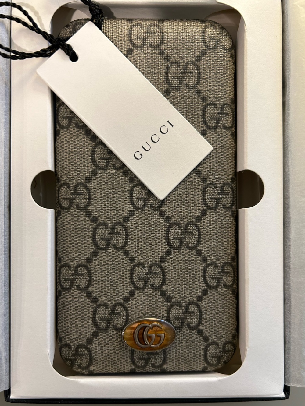 Gucci Ophidia GG Supreme monogram iPhone XS Max case NWT